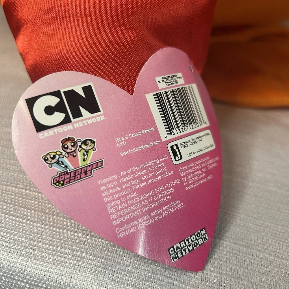 Powerpuff Girls Giant Face Pillow‎ Set 3 Blossom Bubbles Buttercup NWT Y2K 2000s